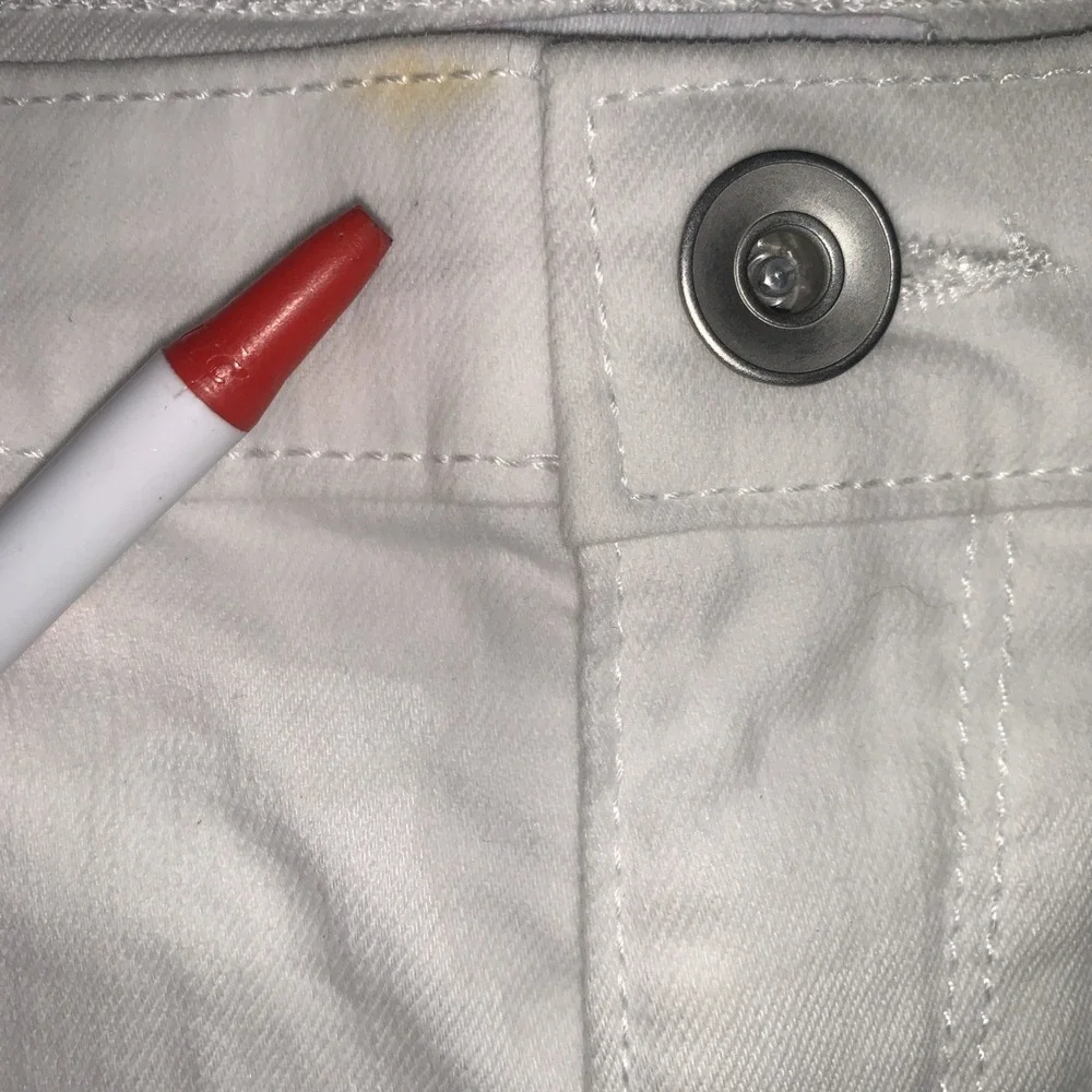 The Children's Place Girl's Jean‎ Shorts 2 Pack Sz 14 Denim White Raw Hem Summer